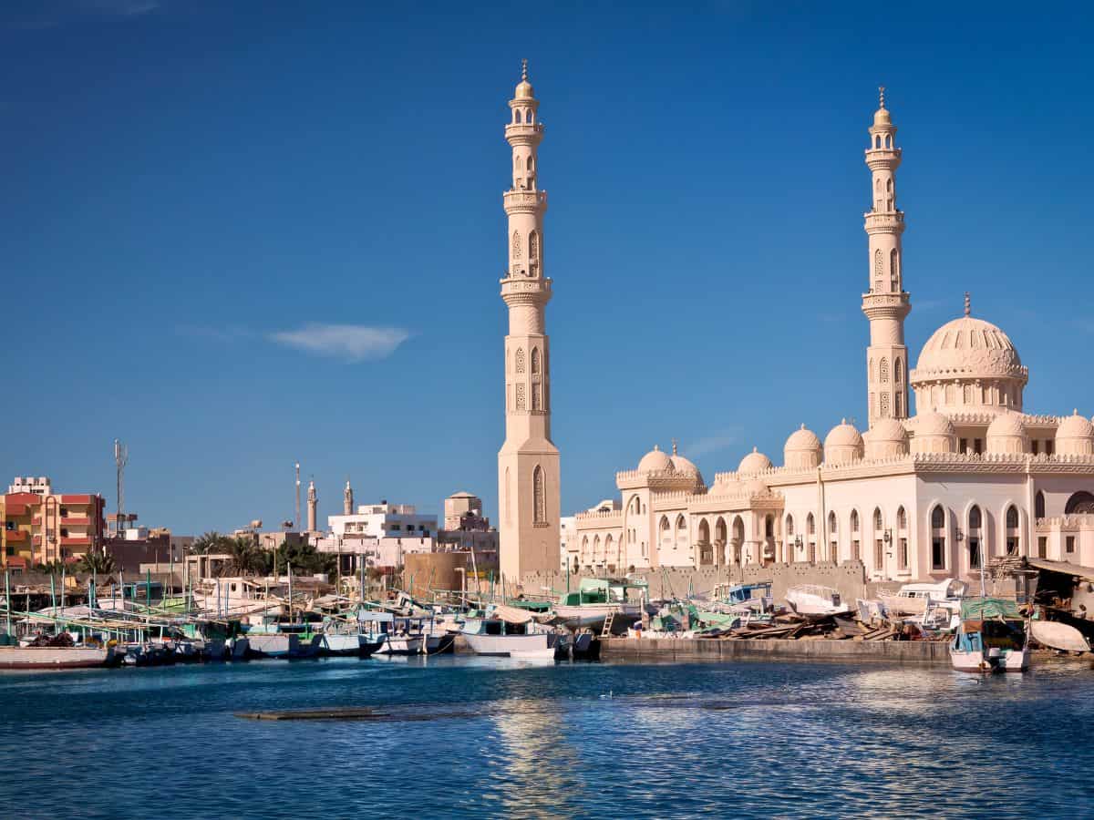 El Mina Masjid Mosque in Hurghada, Egypt