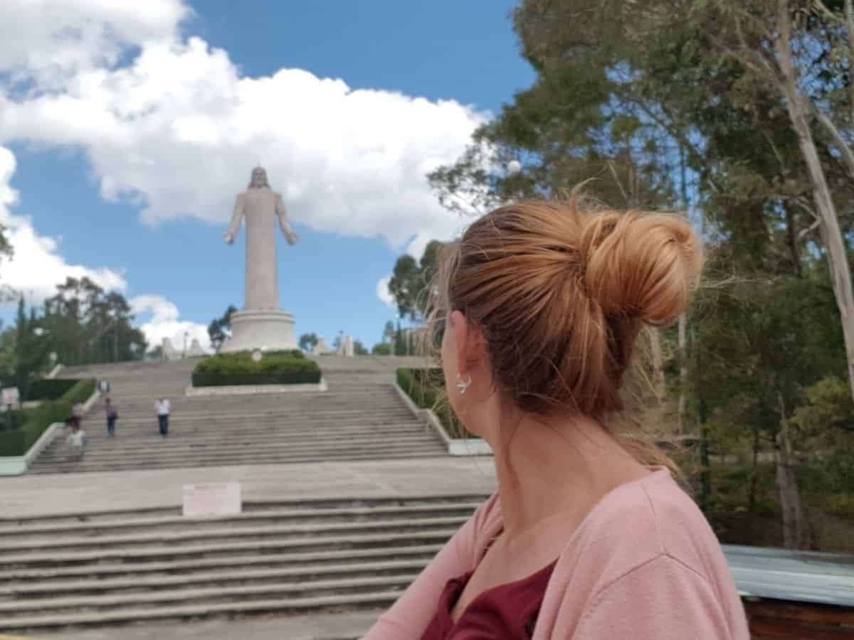 Christo Rey Statue in Mineral del Monte, Pachuca, Mexico