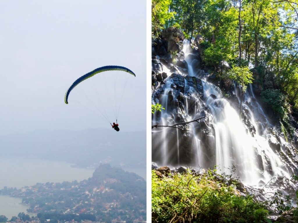 valle de bravo waterfall Velo de novia, Mexico