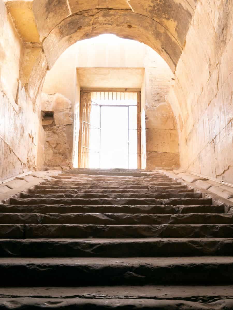 Stairs of Tomb in Valey of Kings, Luxor, Wgypt