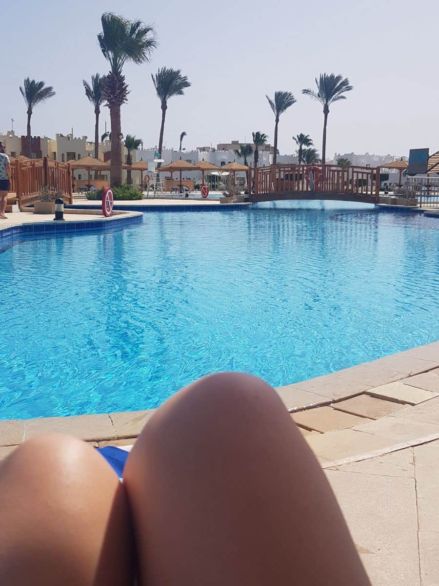 Hotel Pool in Hurghada, Egypt