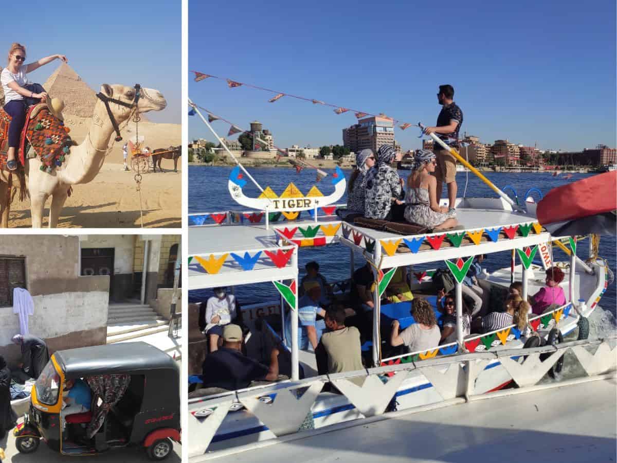 tuk-tuk and ambra tours in Egypt in October