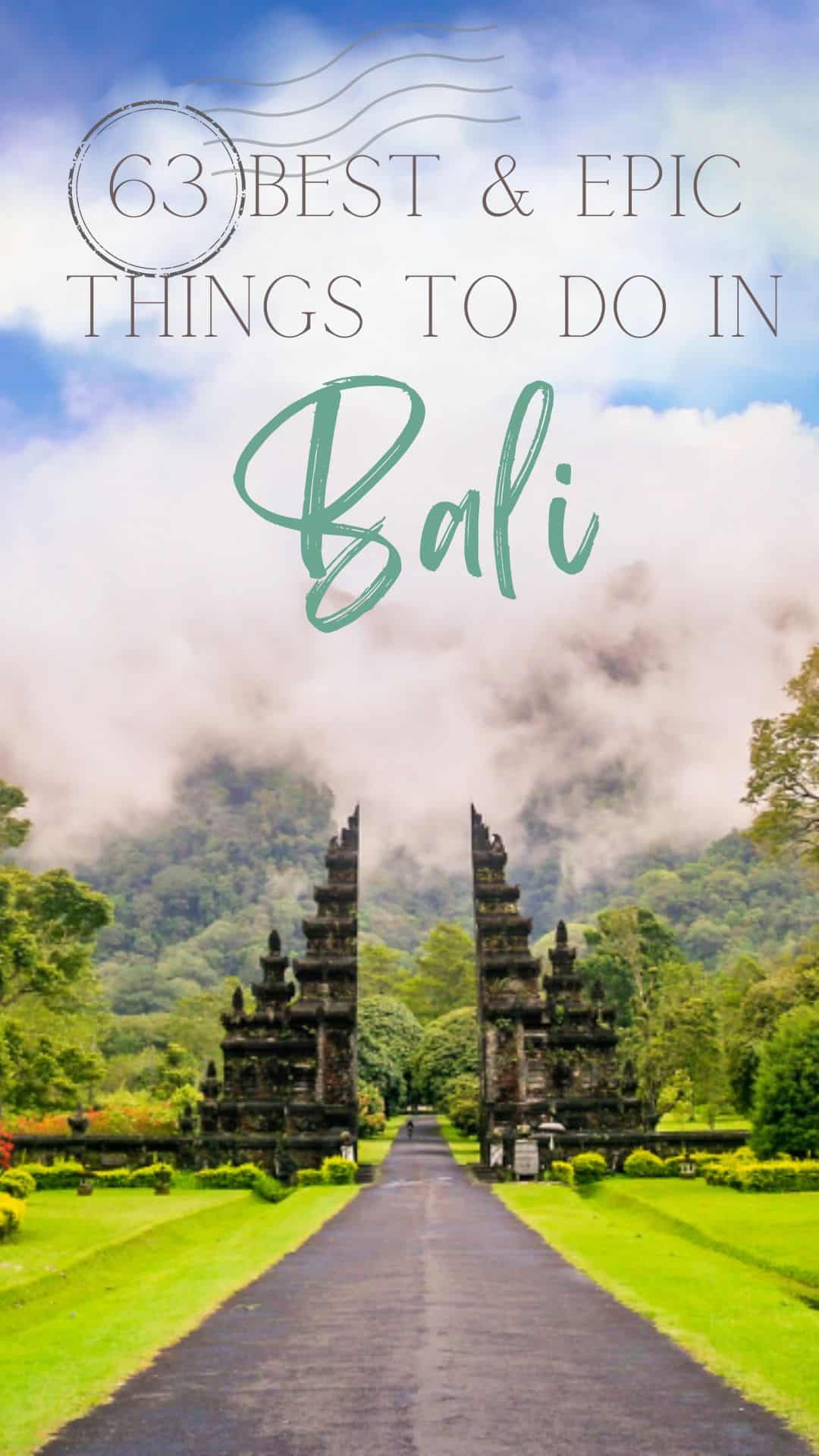 Activities for women in Bali