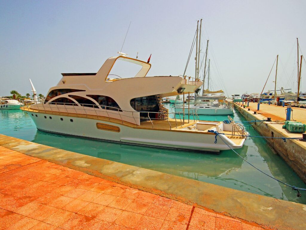 Yacht ride in Hurghada, Egypt