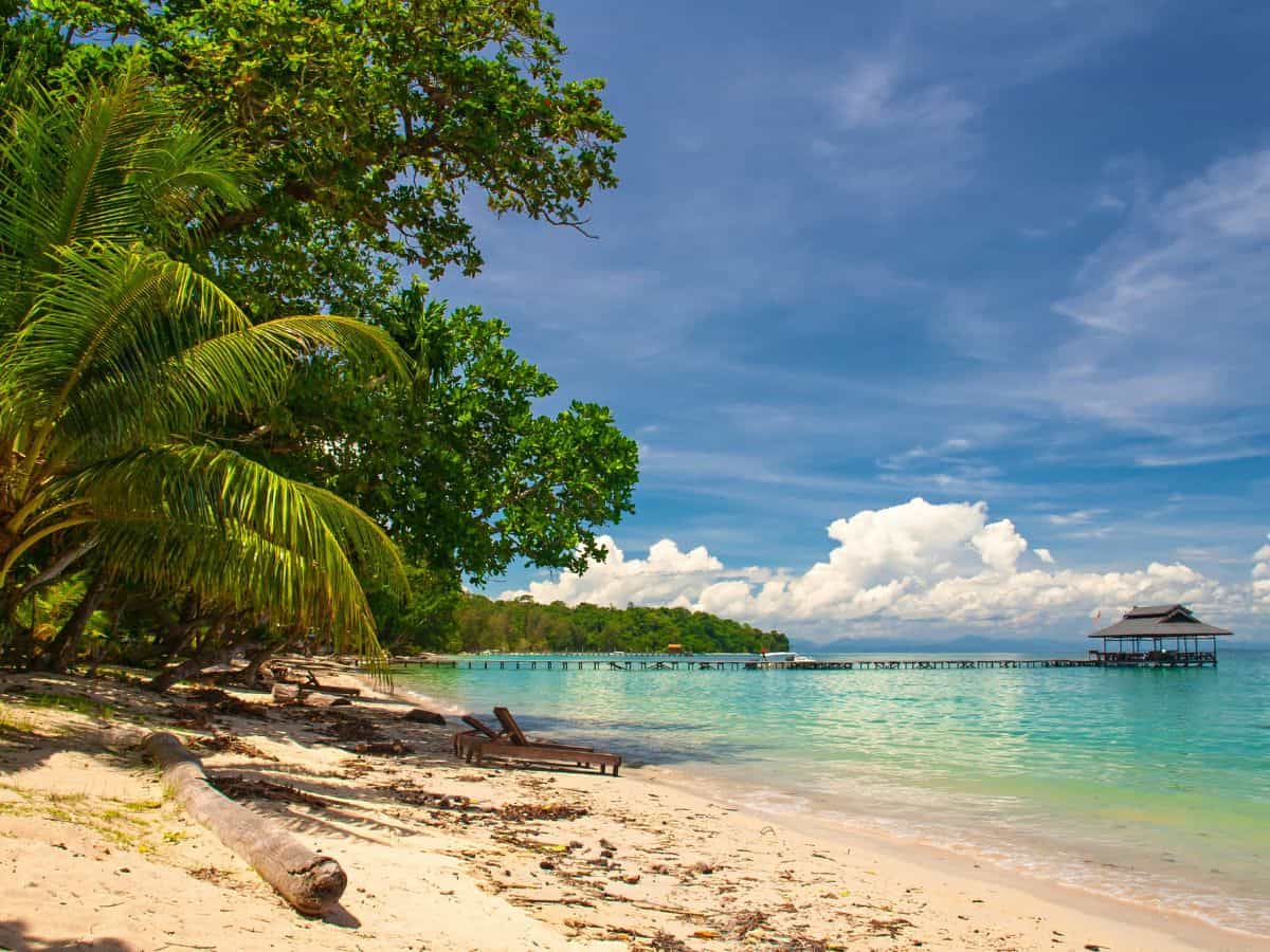 Beach in Borneo Malaysia