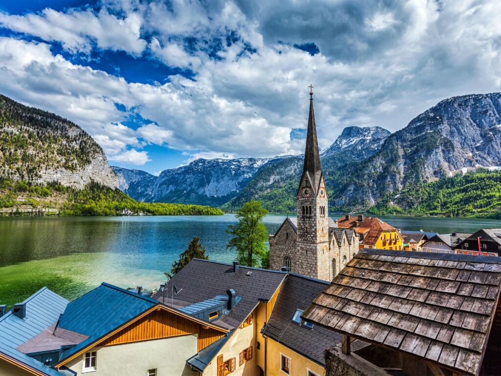 Apls and Lake in Austria