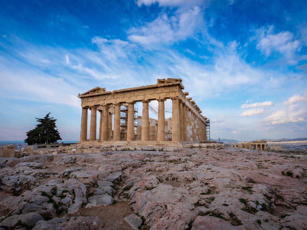Acropolis of Athens in the morning, Greece