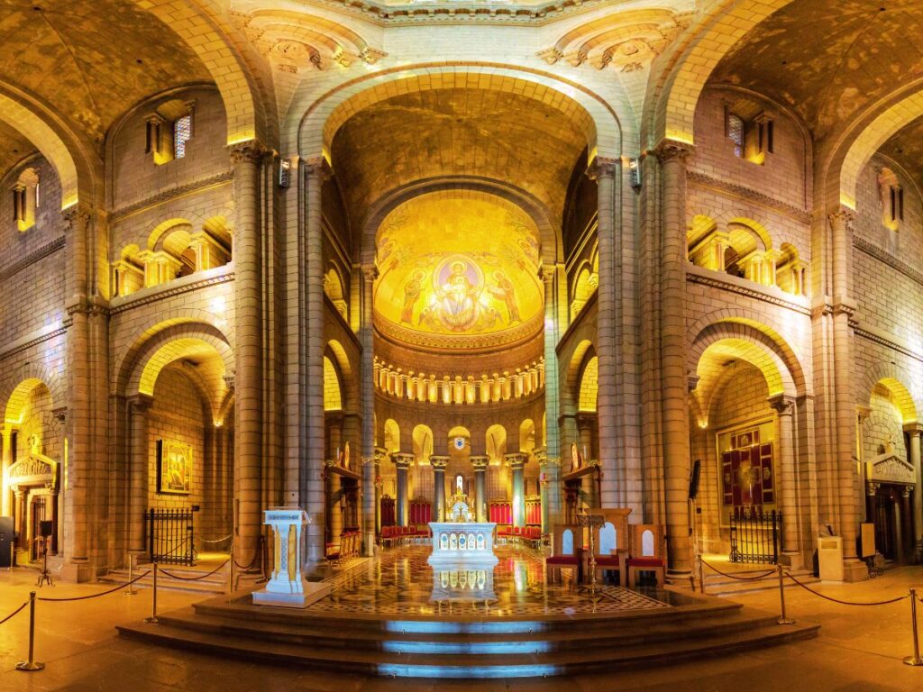 Inside Monaco Cathedral