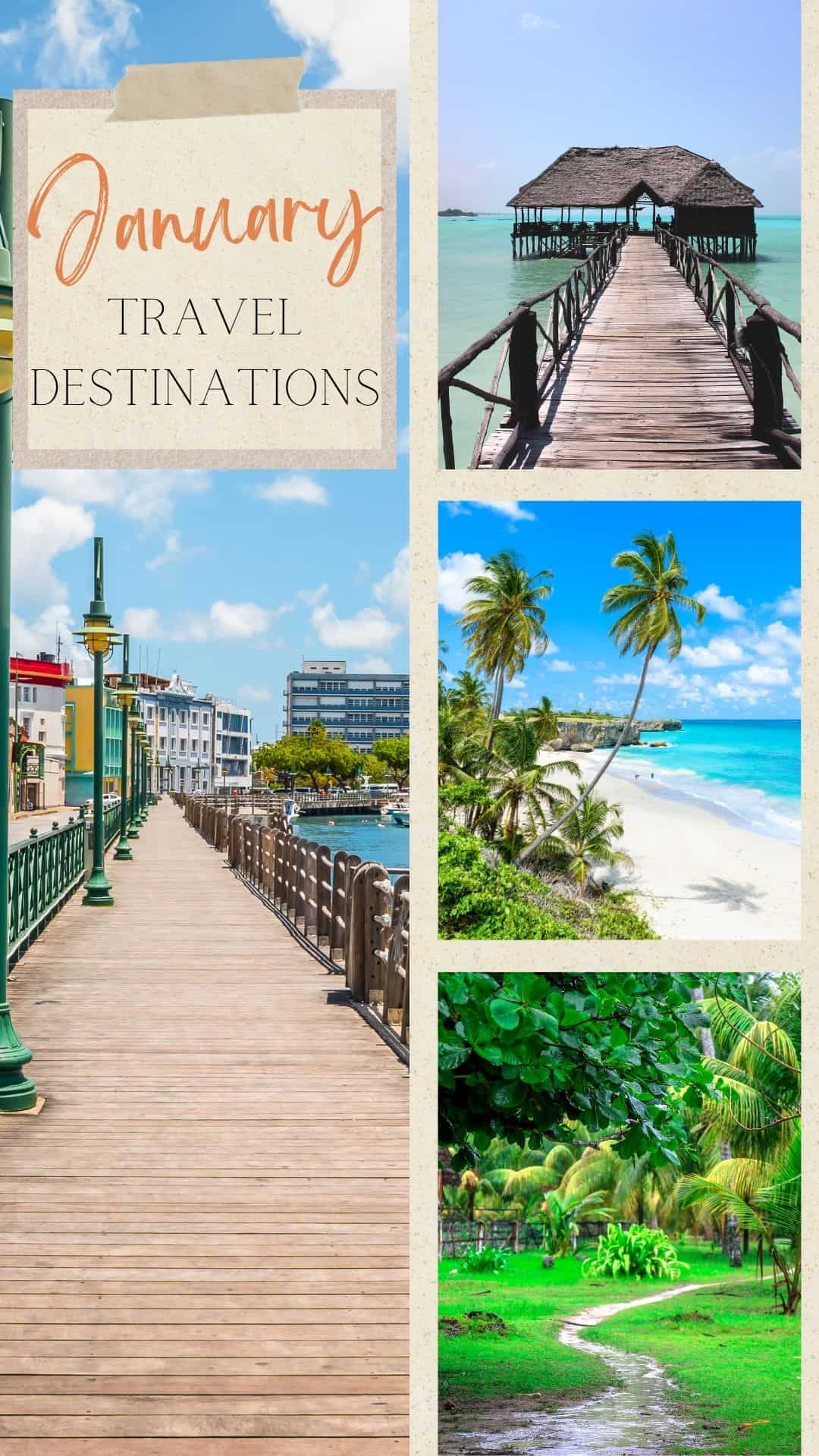 travel destinations for january 2024