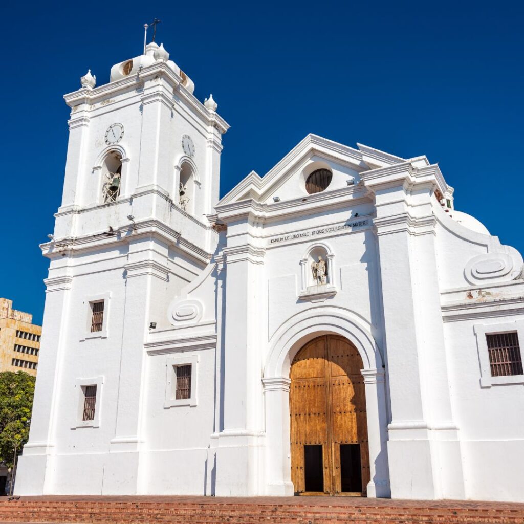 Landmarks Santa Marta Beach Town Colombia