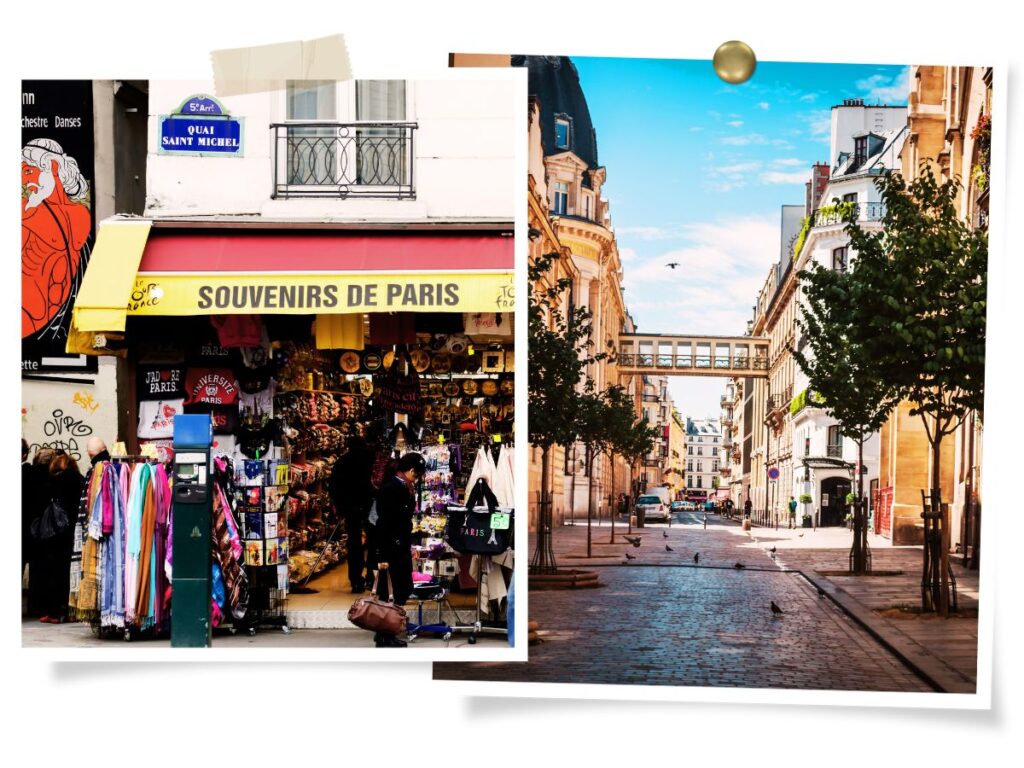 Galleries Lafayette, souvenir shop in Paris, France