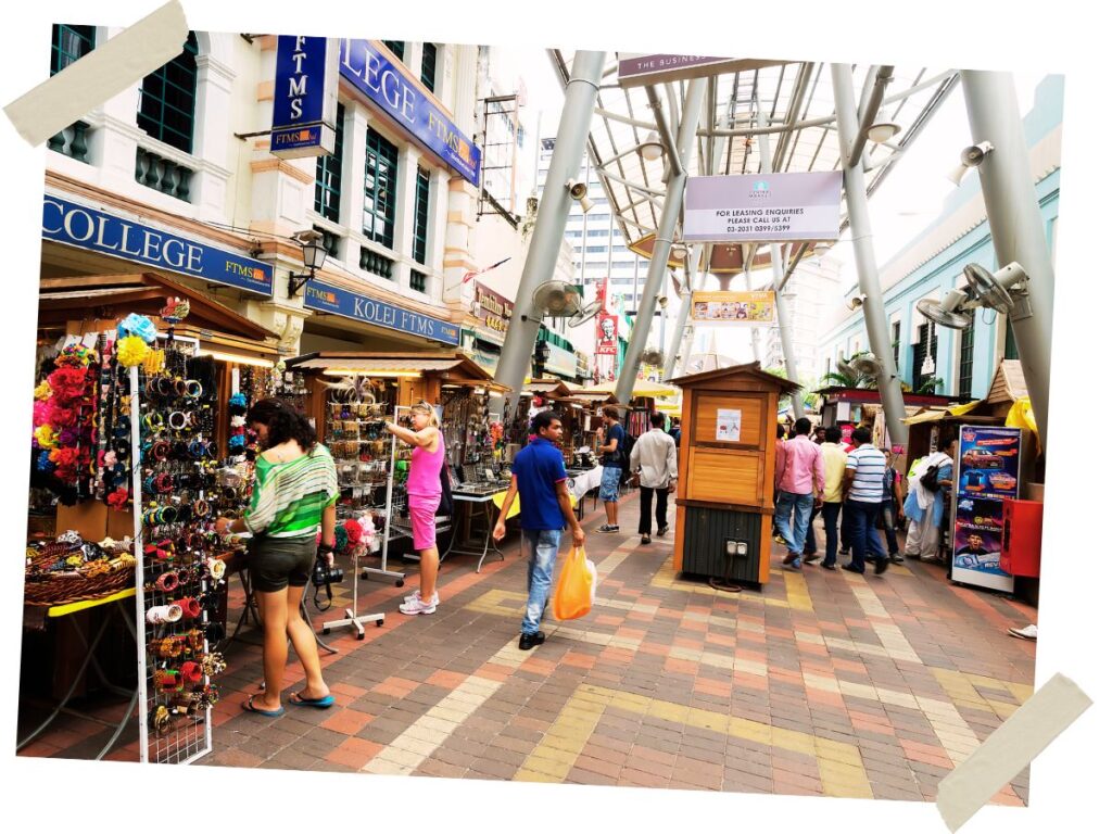 shopping in Kuala Lumpur, Central Market, Malaysia