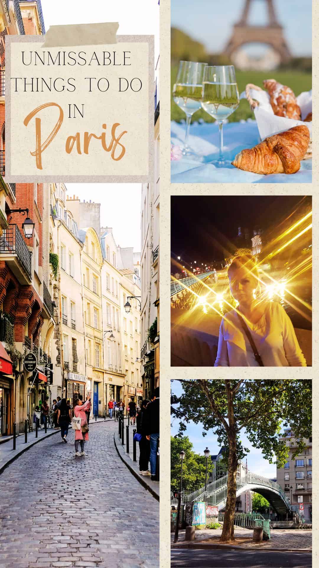 picture on the cobblestone streets, selfie in front of Notre Dame, picnic at Eiffel Tower, beautiful bridge over Seine River, Paris, France