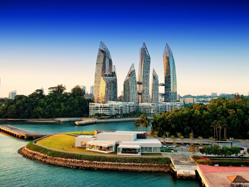 hotel view over Marina Bay, Singapore