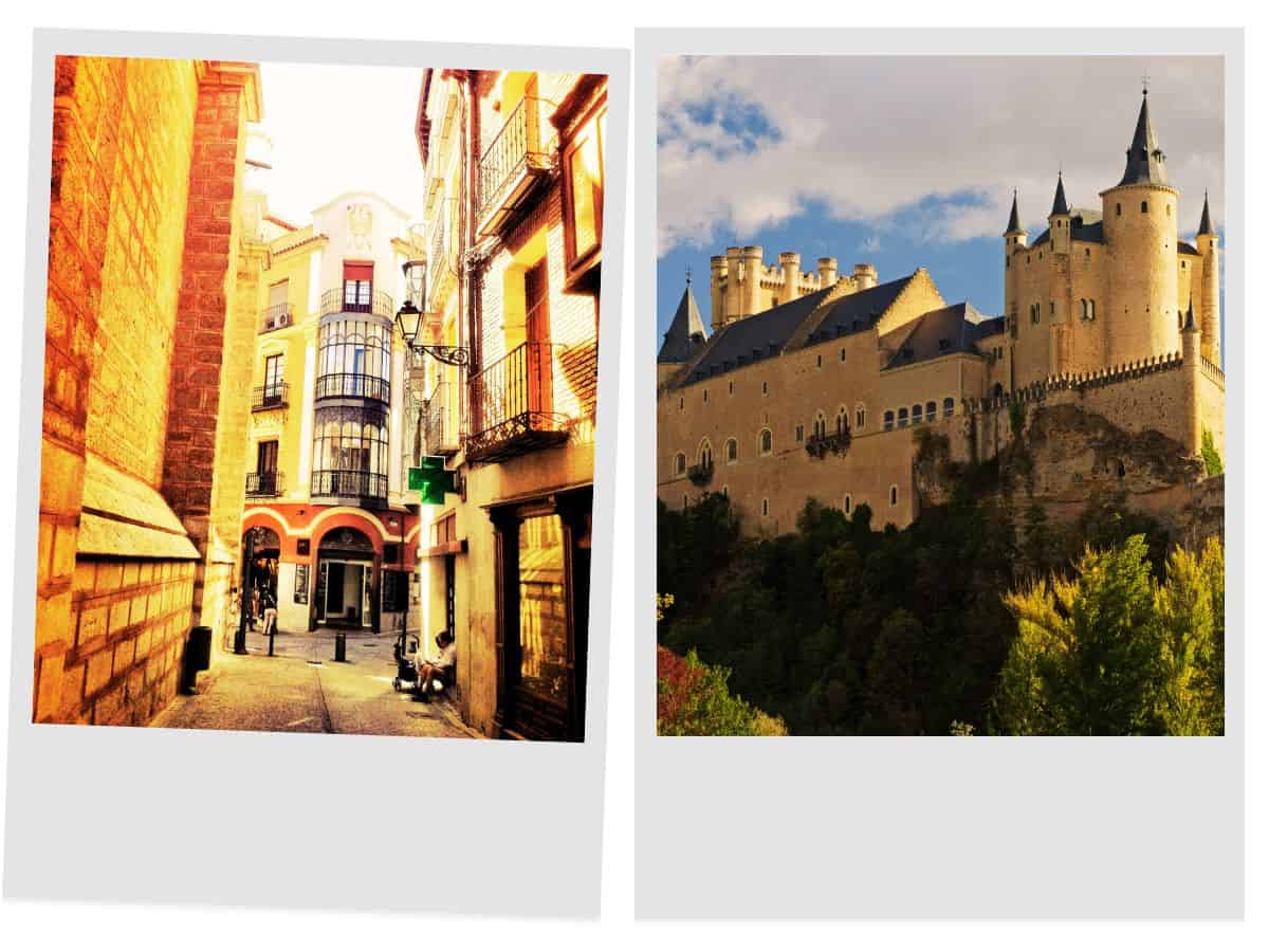 walking on a street in Toledo, Segovia Castle, Madrid day trips, Spain