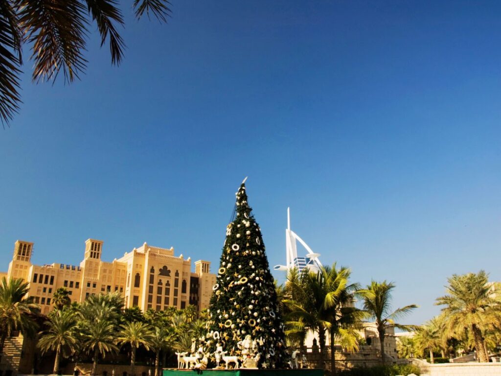 Christmas and New Year's Eve in Dubai in December