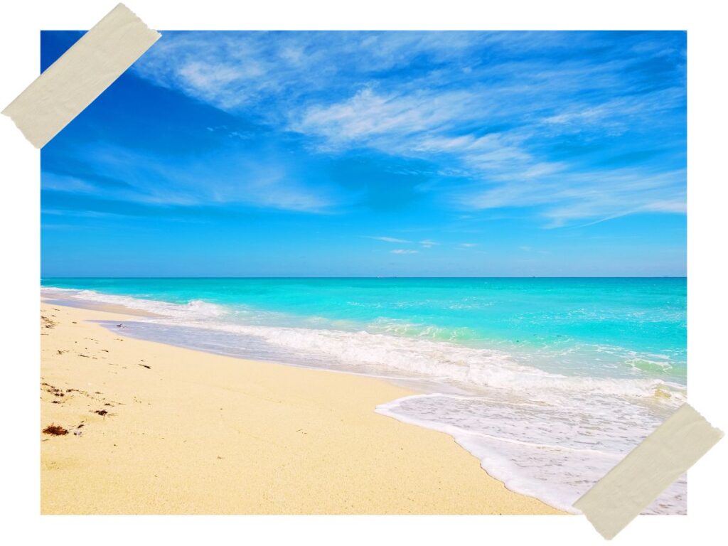 walking on the sand of a Off-the-Beaten-Path beach in Miami