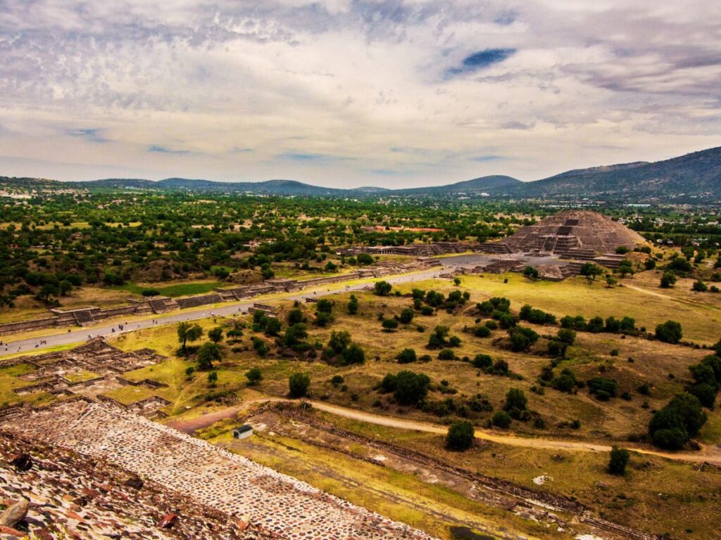 Aerial View of Teotihuacan