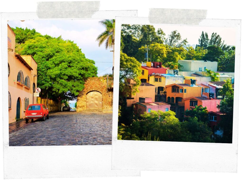 Cuernavaca Town Streets and Aerial view, Mexico