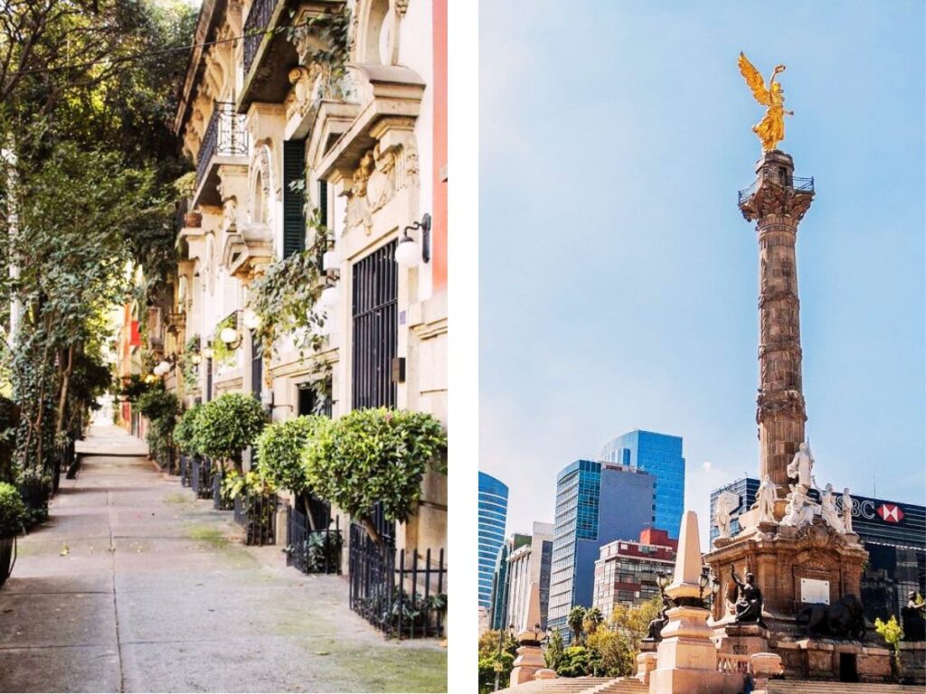 Mexico City walking area in Condesa