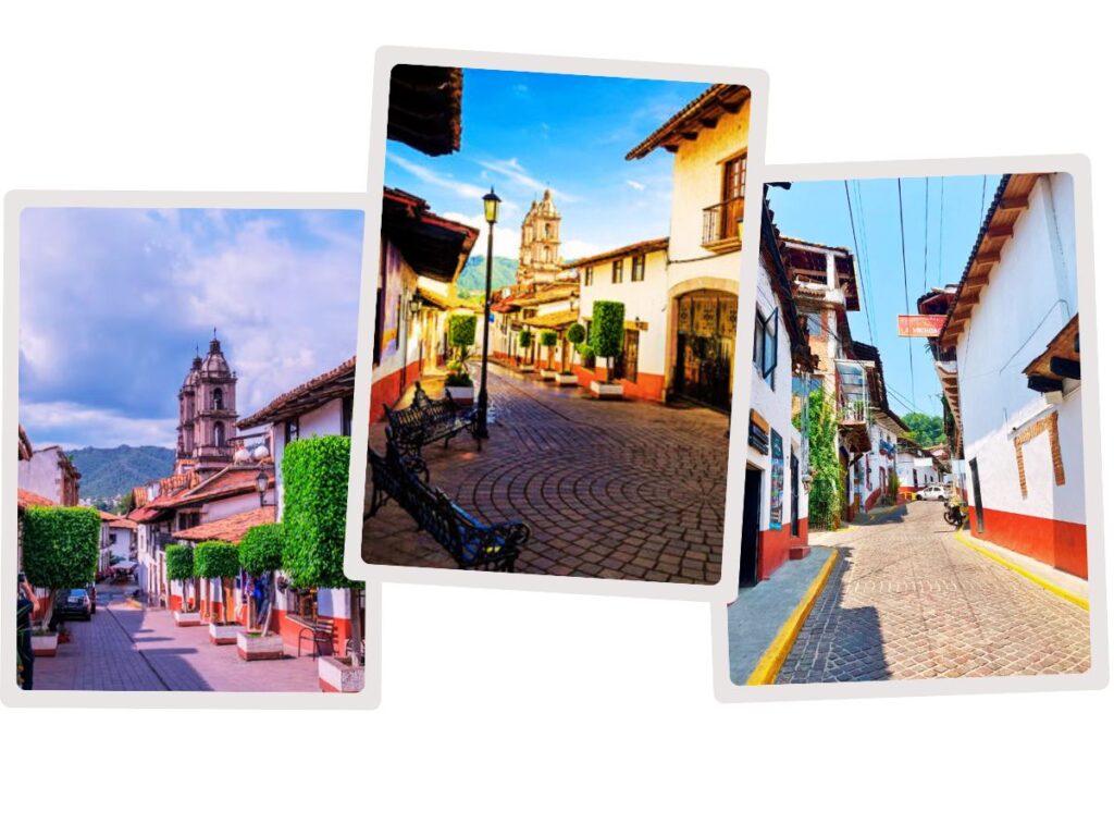 Streets in Valle de Bravo town
