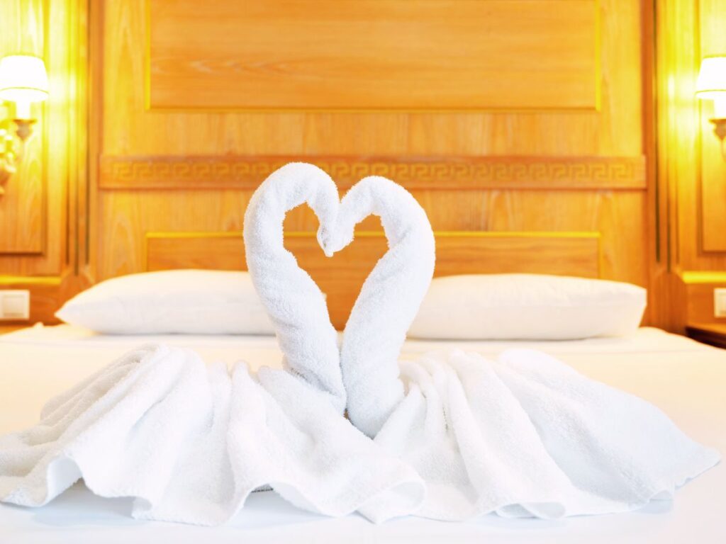 Towel Heart in a Boutique Hotels in Zocalo, Mexico City