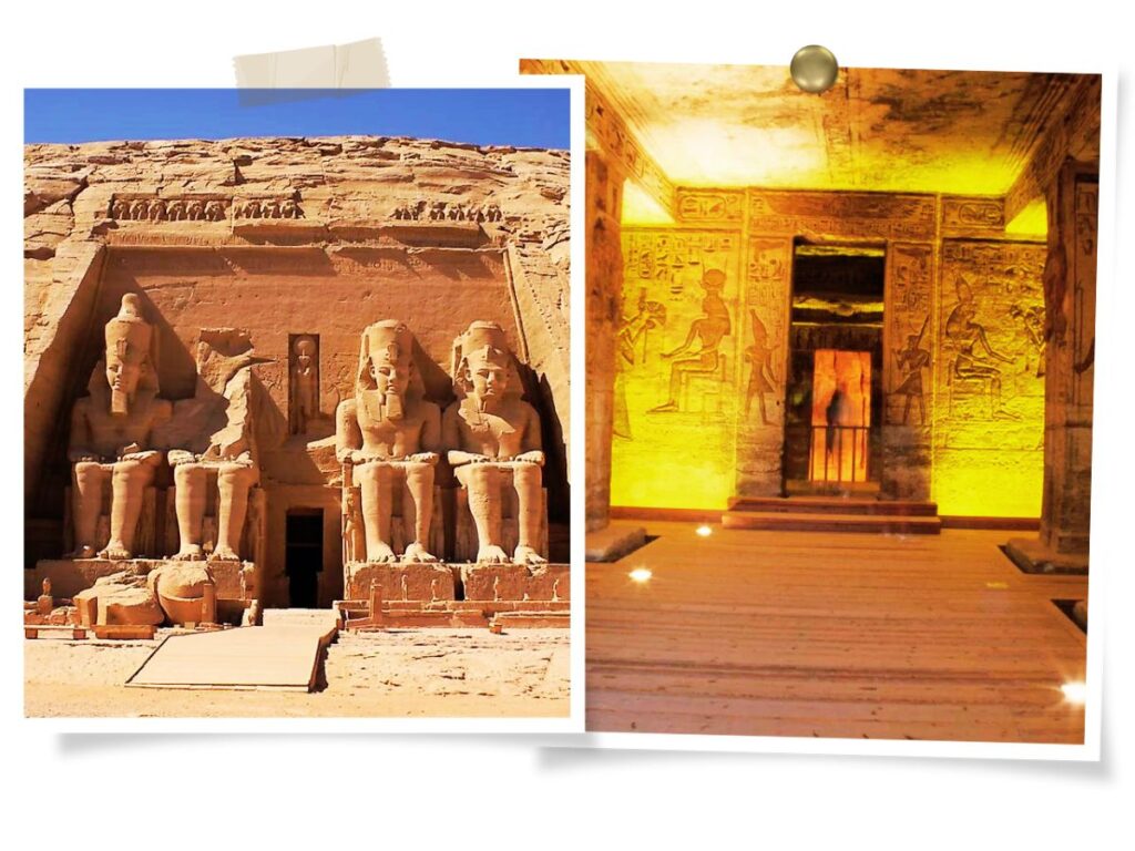 Abu Simbel temple in Egypt