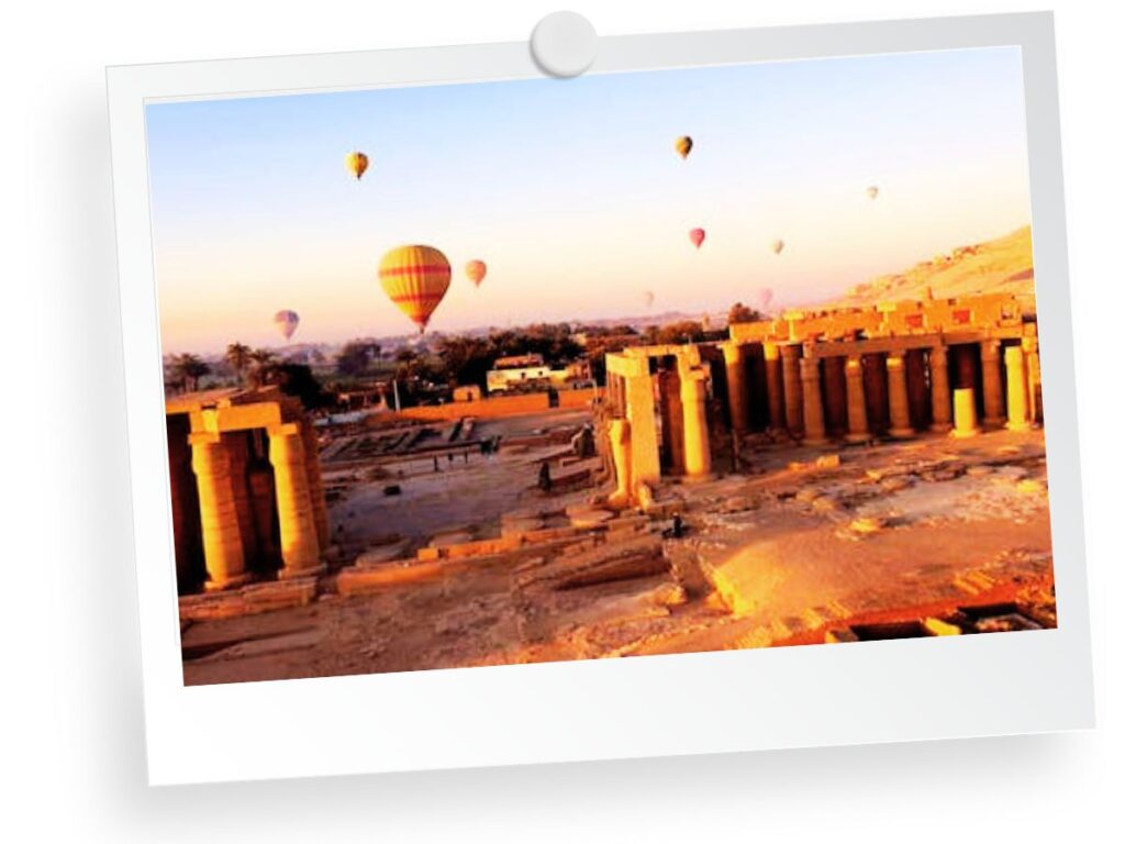 Hot air ballon trip in Hurghada, Egypt