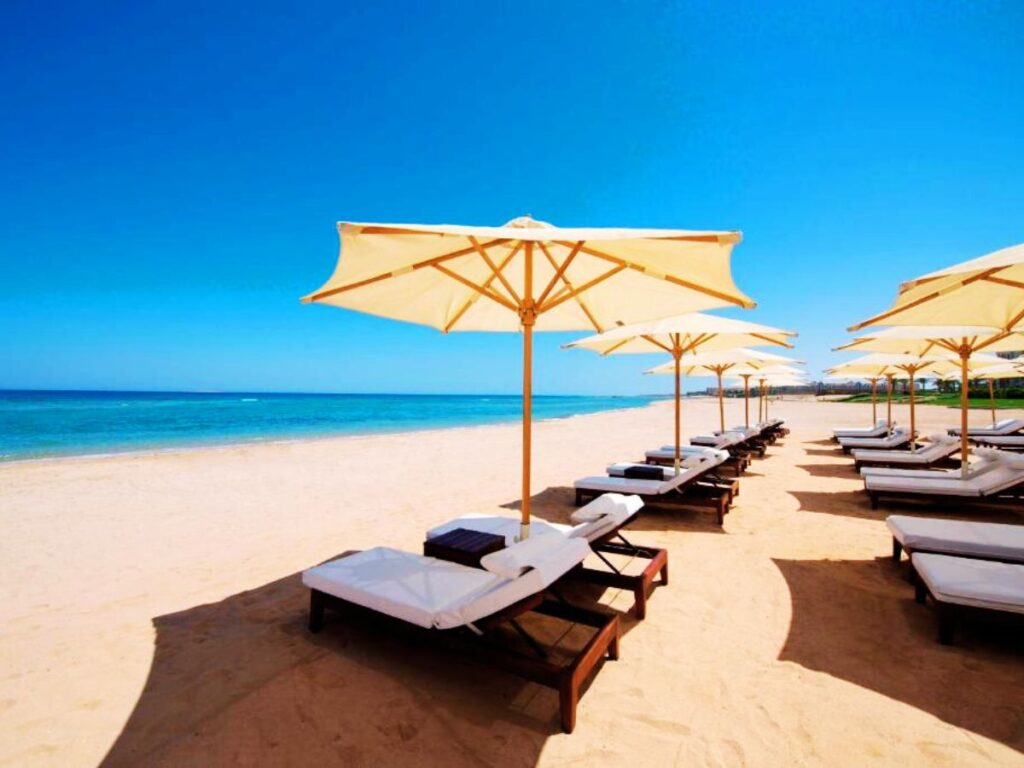 Private Beach in a Resort for Honeymoon in Hurghada, Egypt