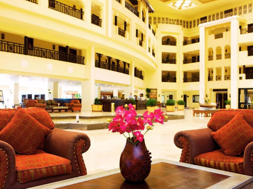 Resort Lobby in Hurghada, Egypt