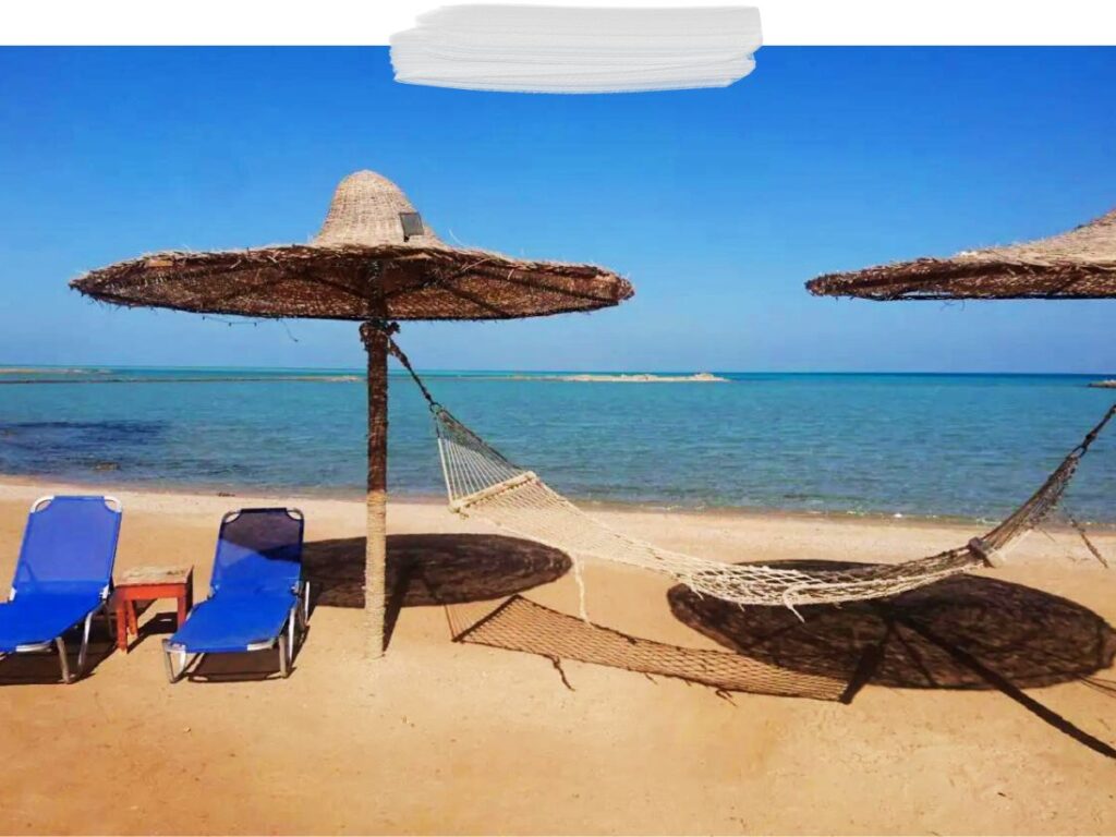 lesser-know beach in Hurghada, Egypt