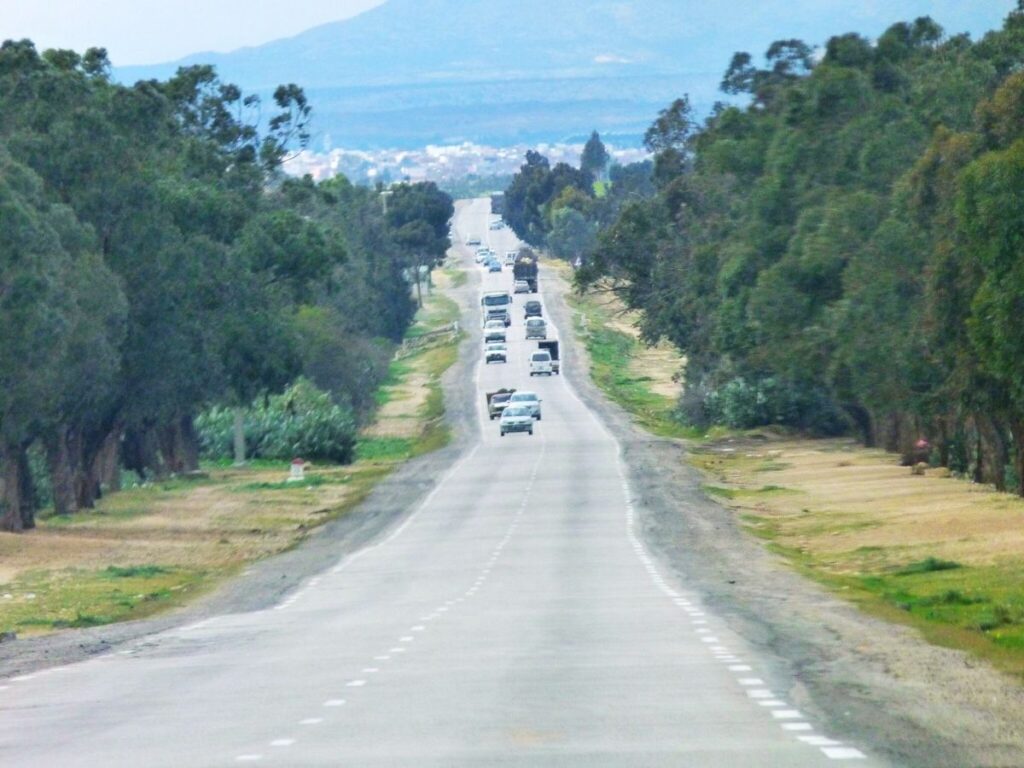 Driving in Sousse Tunsia