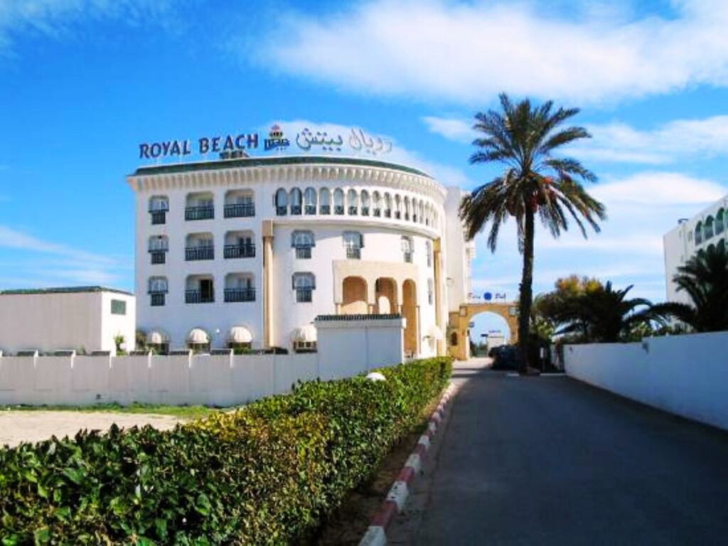 Hotel entrance in Sousse Tunisia