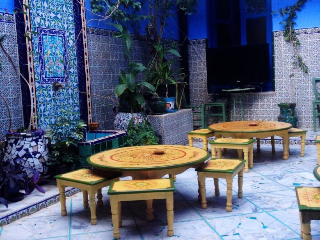 Hotel restaurant in Medina Sousse, Tunisia