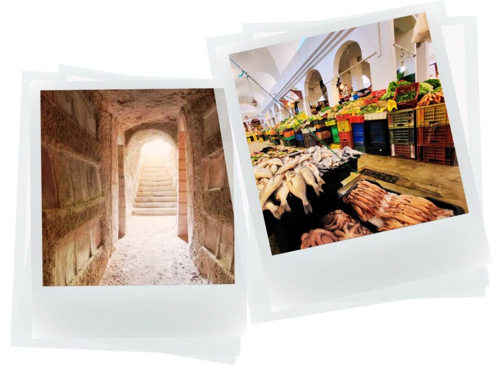 Local markets in Sousse, Tunisia