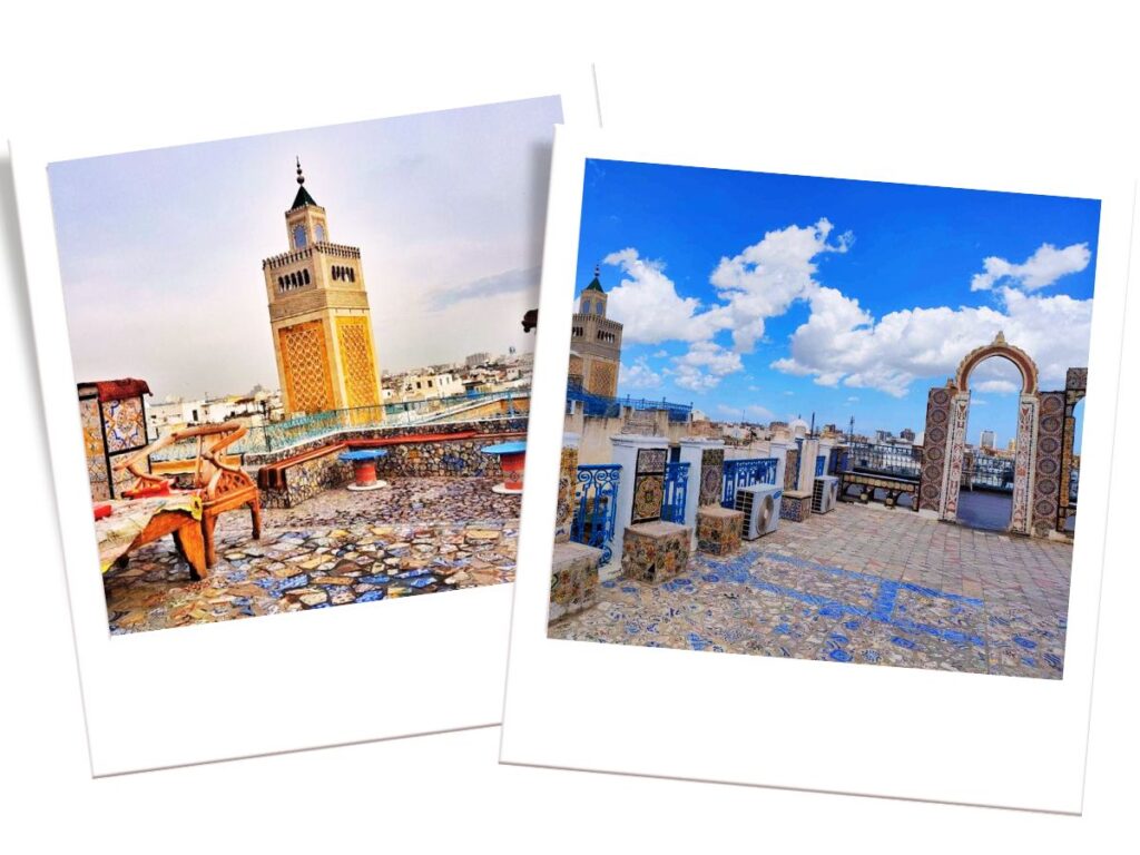 Rooftop view in Tunis, Tunisia