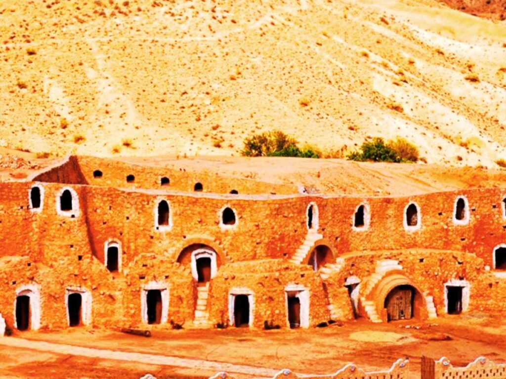 Sahara desert building, Tunisia