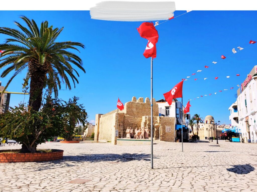 Sunny day in Medina Sousse, Tunisia