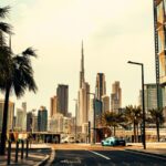 Dubai streets in Downtown